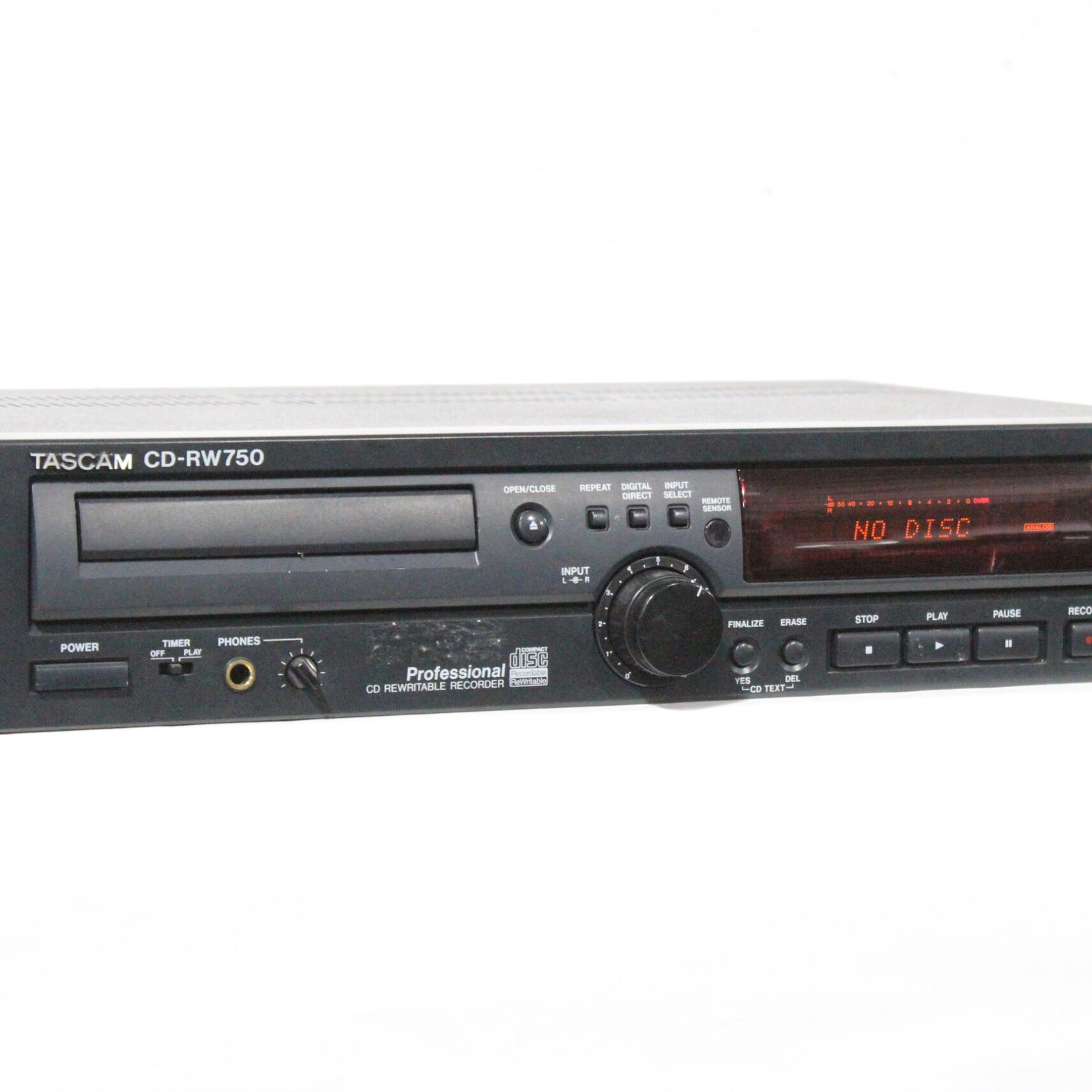 Tascam CD-RW750 Professional CD Rewritable Recorder