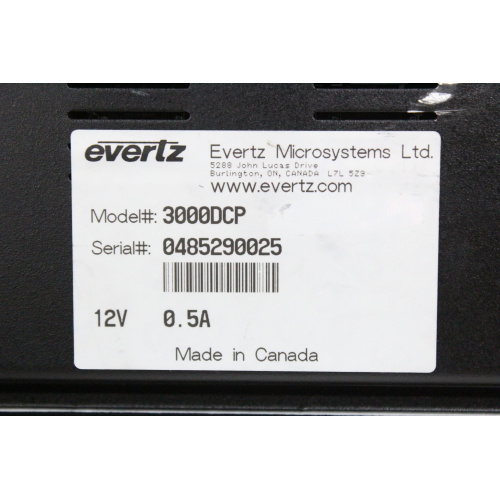 Evertz 3000DCP MVP Desktop Remote Control Panel Unit - 7