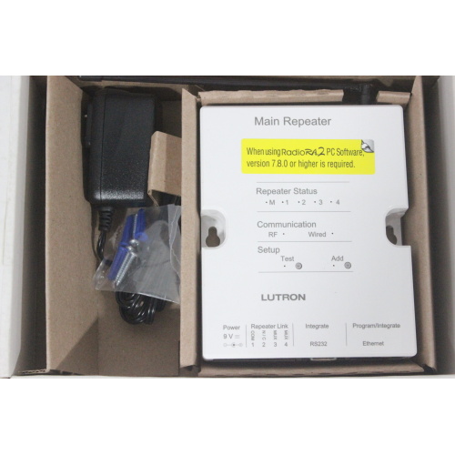 Lutron RR-Main-REP-WH RadioRA 2 Main Repeater - 2