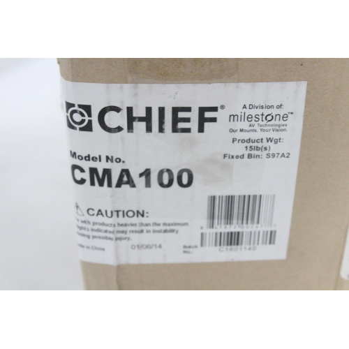 Chief CMA100 8" Ceiling Mounting Plate Kit w/ 1.5" Adjustable Column