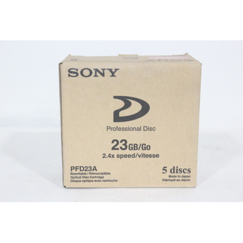 20 Sony Professional Disc 23 G 2.4x speed PFD23A & 9 Fujifilm PD711DL 50GB 2.4x Speed Rewritable Professional Discs - 10