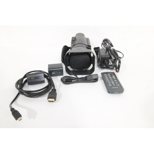 Sony FDR-AX100 4K HD Flash Memory Premium Camcorder - Black