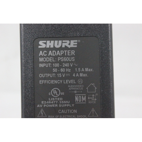 SHURE PS60US AC ADAPTER - 2