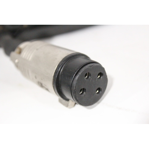 50 - Single 4-Pin Large XLR Male Connector to Single 4-Pin Large XLR Female Connector - 4