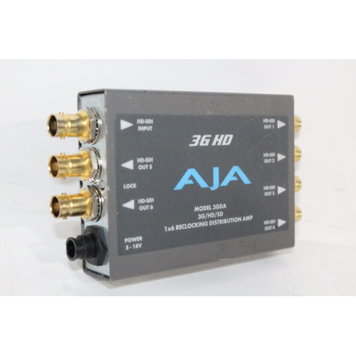 AJA 3GDA 3GHDSD 1x6 Reclocking Distribution Amp - 1