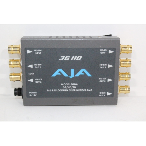 AJA 3GDA 3GHDSD 1x6 Reclocking Distribution Amp - 2
