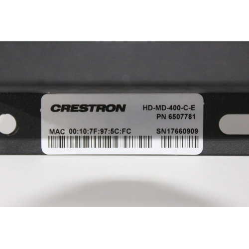 Crestron HD-MD-400-C-E Multiformat Switch and Receiver DM Lite – HD Scaling Auto-Switcher & HDMI over CATx Extender 400 - 6