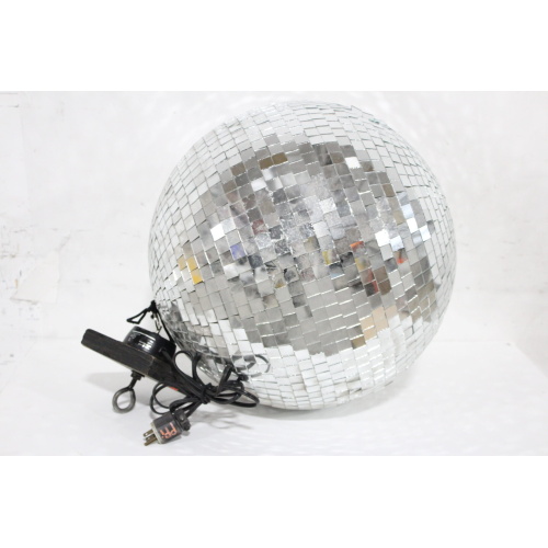 Disco Ball w Motorized Rotating Assembly - 5