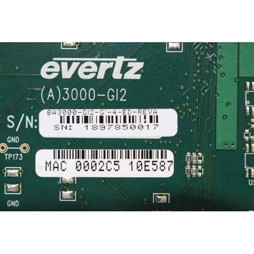 Evertz 3001MVP-OV-HSN HDSDAnalog Octal Input Card w Backplane - 2