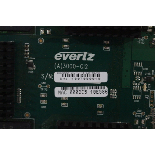 Evertz 3001MVP-OV-HSN HDSDAnalog Octal Input Card w Backplane - 2