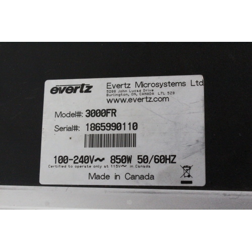 Evertz Multi-Image Processor 3000MVP - 6