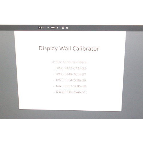 NEC Display Wall Calibrator Color Adjustment Software for Video Wall Application - 2