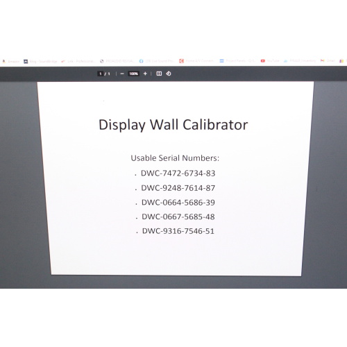 NEC Display Wall Calibrator Color Adjustment Software for Video Wall Application - 3