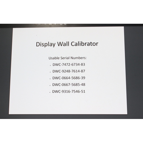 NEC Display Wall Calibrator Color Adjustment Software for Video Wall Application - 4