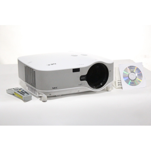 NEC NP3250W 4000 Lumens 1280x800 WXGA Conference Room Projector w Remote 1274 Lamp Hours - 1