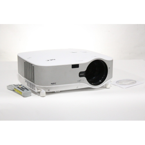 NEC NP3250W 4000 Lumens 1280x800 WXGA Conference Room Projector w Remote 754 Lamp Hours - 1