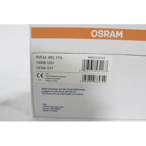 Osram PAR 64 WFL FFS Incandescent Reflector Lamp New - 3