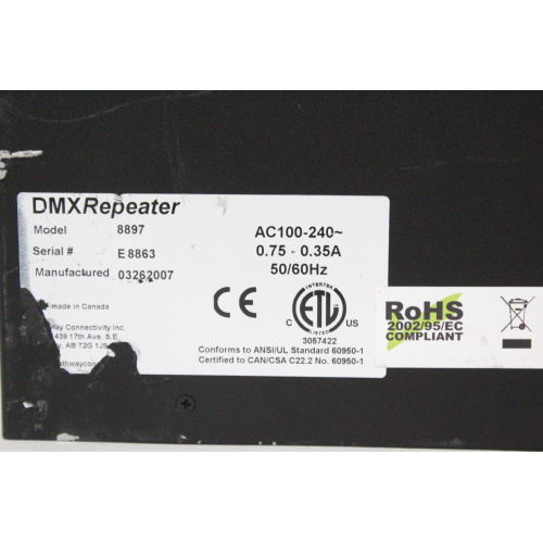 Pathway 8897 DMX Repeater - 6