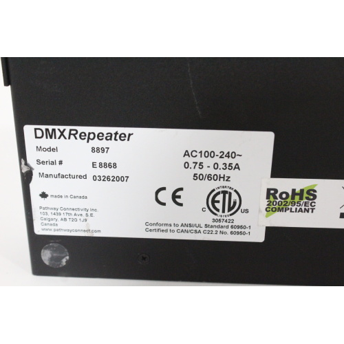 Pathway 8897 DMX Repeater - 6