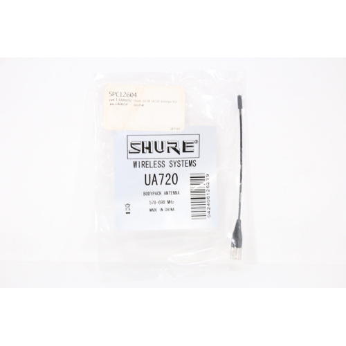 Shure UA720 Bodypack Antenna for UR1 Omni, Whip 578-698 MHz - 1