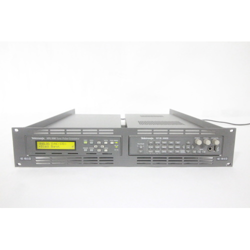 Tektronix SPG300 Sync Pulse Generator w Tektronix WVR5000 HDSD-SDI Multi-Standard Multi-Format Compact Video Waveform Rasterizer - 2