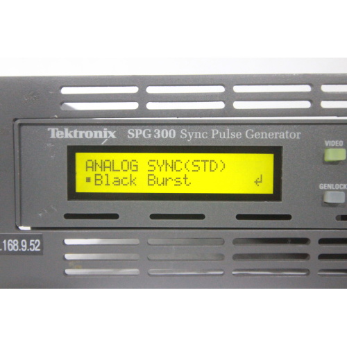 Tektronix SPG300 Sync Pulse Generator w Tektronix WVR5000 HDSD-SDI Multi-Standard Multi-Format Compact Video Waveform Rasterizer - 3