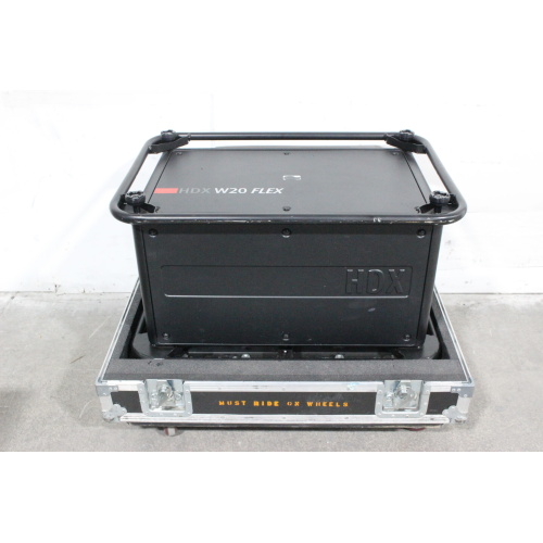 Barco HDX-W20 (20,00 Lumens) WUXGA 3-Chip DLP Projector w/ Cage in Wheeled Hard Case (712 Used Lamp Hours)