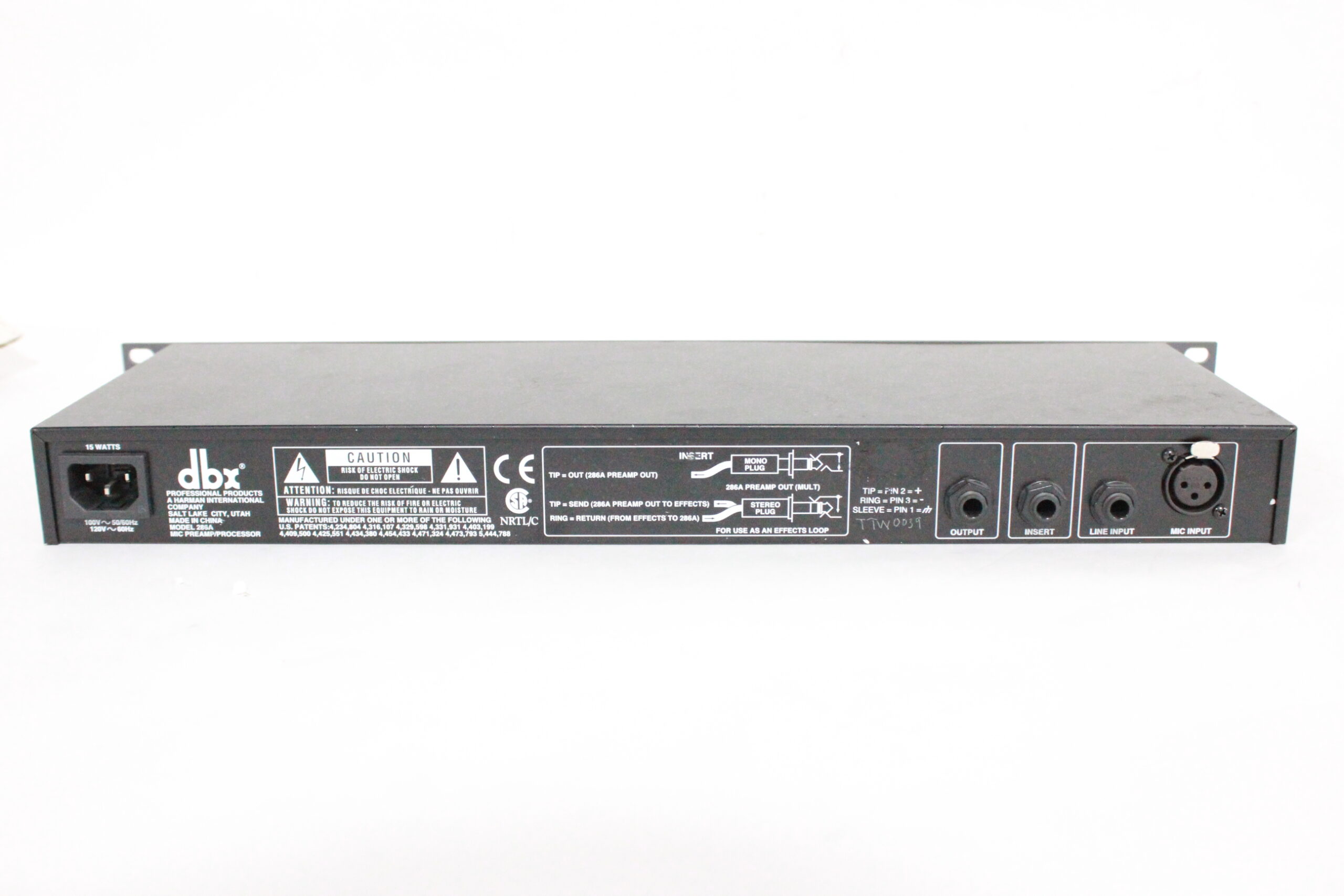 dbx 286A Mic Pre-Amp Processor · AVGear