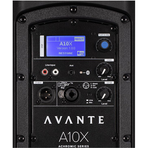 Avante Audio A10X Achromic X Series 10" 2-Way Active Loudspeaker with Bluetooth