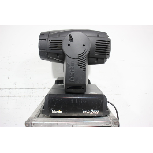 2 Martin MAC 2000 Wash XB Moving Head Lights in Wheeled Hard Case 14825373 Fixture Hours - 3