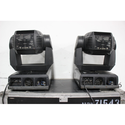 2 Martin MAC 2000 Wash XB Moving Head Lights in Wheeled Hard Case 14825373 Fixture Hours - 4