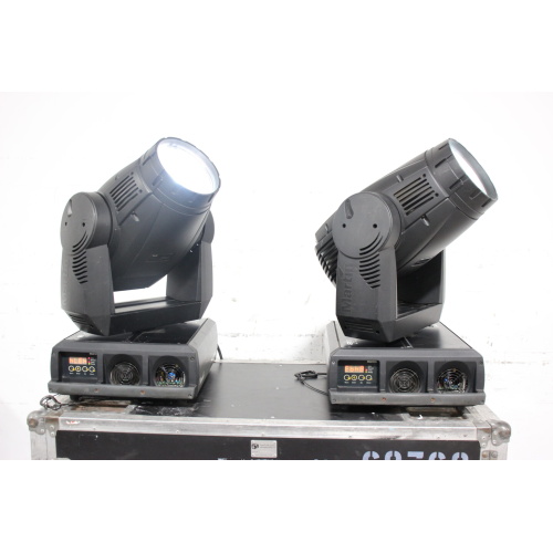 2 Martin MAC 2000 Wash XB Moving Head Lights in Wheeled Hard Case 43748493 Fixture Hours - 1