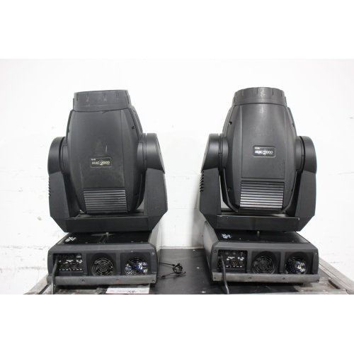 2 Martin MAC 2000 Wash XB Moving Head Lights in Wheeled Hard Case 852364 Fixture Hours - 4