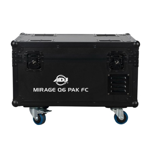 ADJ Mirage Q6 PAK with Charging Case 6-Pack, Chrome and Black - 5