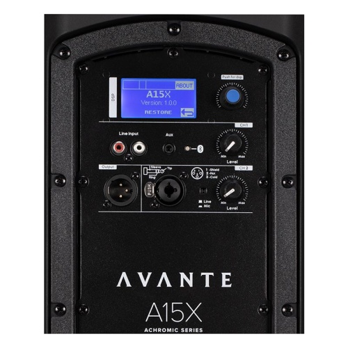 Avante Audio A15X Achromic X Series 15" 2-Way Active Loudspeaker with Bluetooth