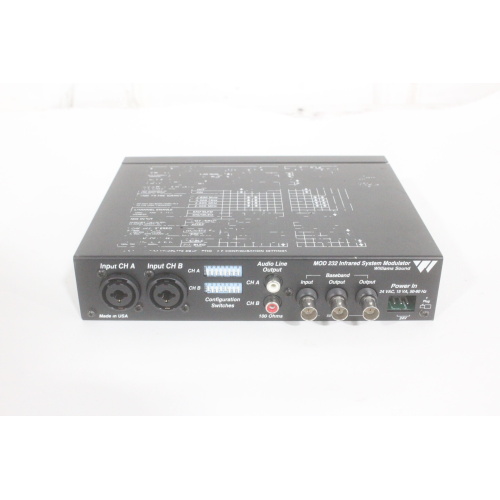 Williams Sound MOD 232R Two-Channel Infrared Modulator for Williams Sound Wireless IR Listening Systems