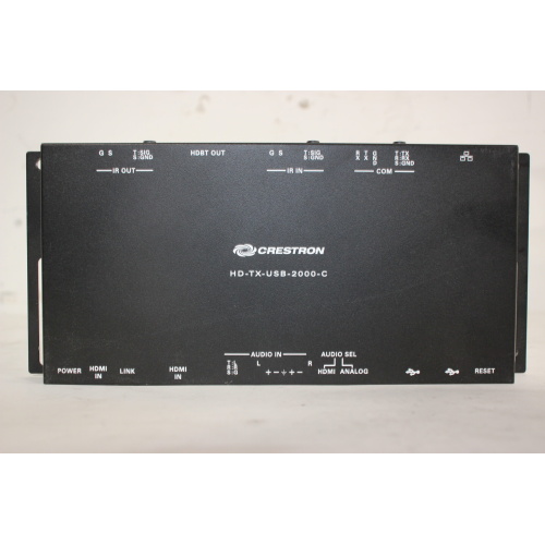 1 Crestron HD-TX-USB-2000-C Transmitter & 1 Crestron HD-RX-USB-2000-C Receiver w 1 DC Power Supply - 2