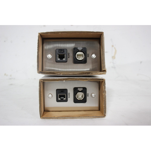 2 PanelCrafters RJ45 Wall Plate w Cat 5e and Cat 6 Connectors - 1