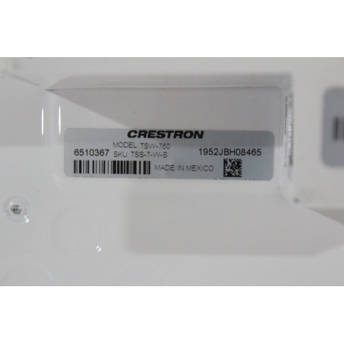 Crestron TSW-760-W-S 7-Inch Touch Screen - White Smooth finish in Original Box w Mounting Plate - 4