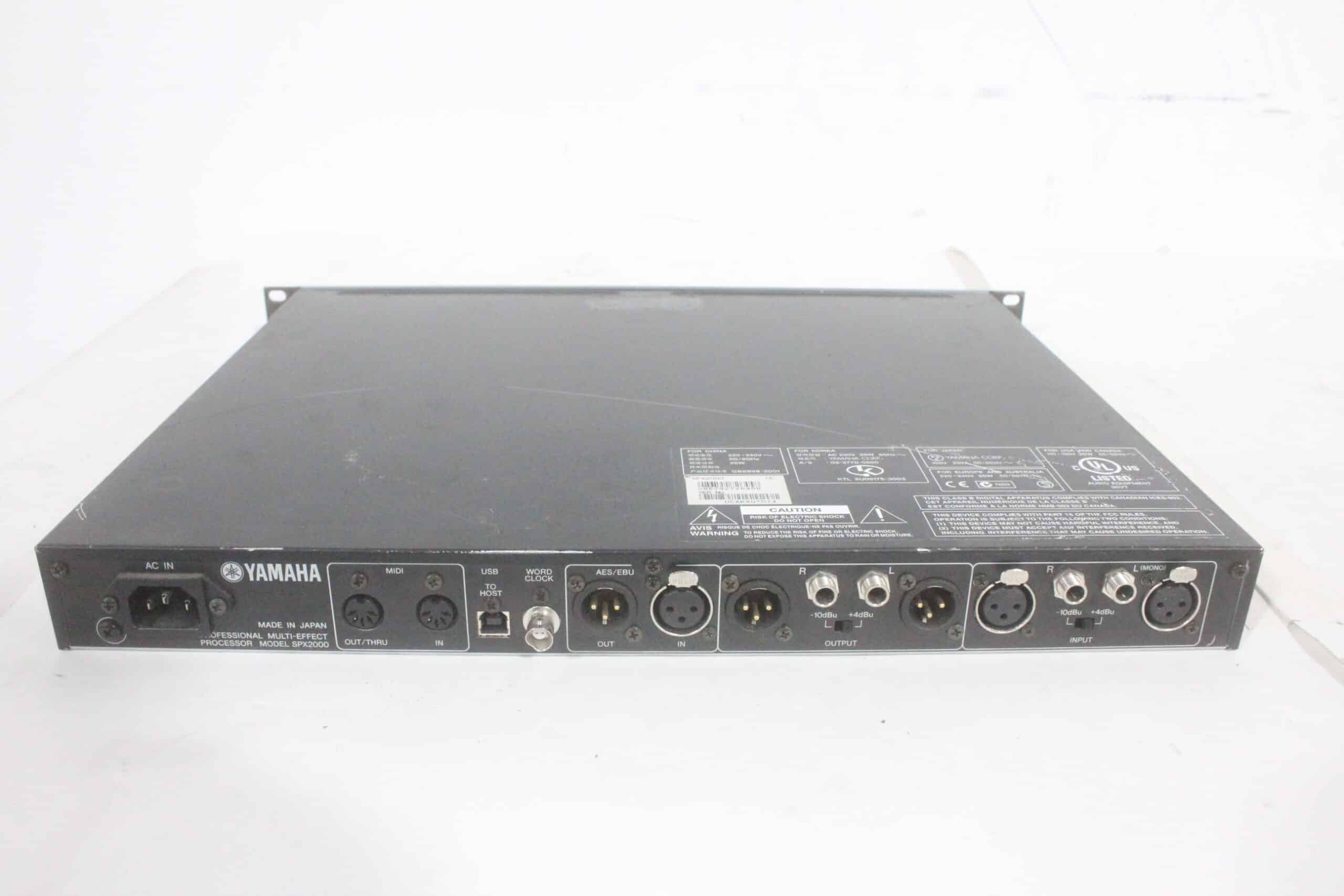 Yamaha SPX2000 Professional Multi-Effect Processor