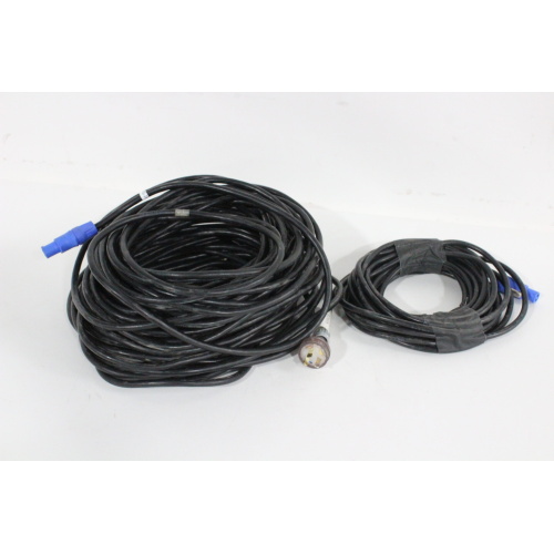 125' Total (1) 100' and (1) 25' Power Audio Cable w/ Powecon NAC3FCA to  Edison Connectors · AVGear