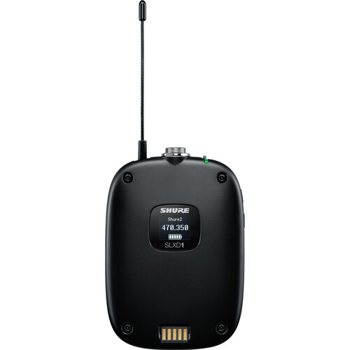 (NEW) Shure SLXD1 Digital Wireless Bodypack Transmitter (470 to 514 MHz)