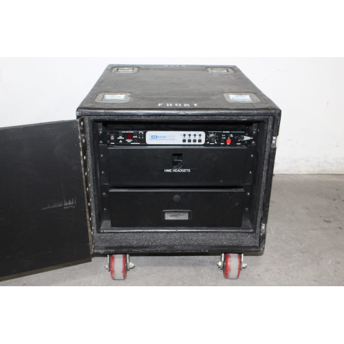 HME DX200 w/ (2) Antennas In Hard Wheeled RU Case