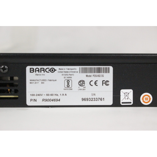 Barco PDS-902 3G-SDI Digital Switcher - 6