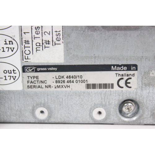 Grass Valley OCP-400 LDK 464010 Camera Control Panel - 7