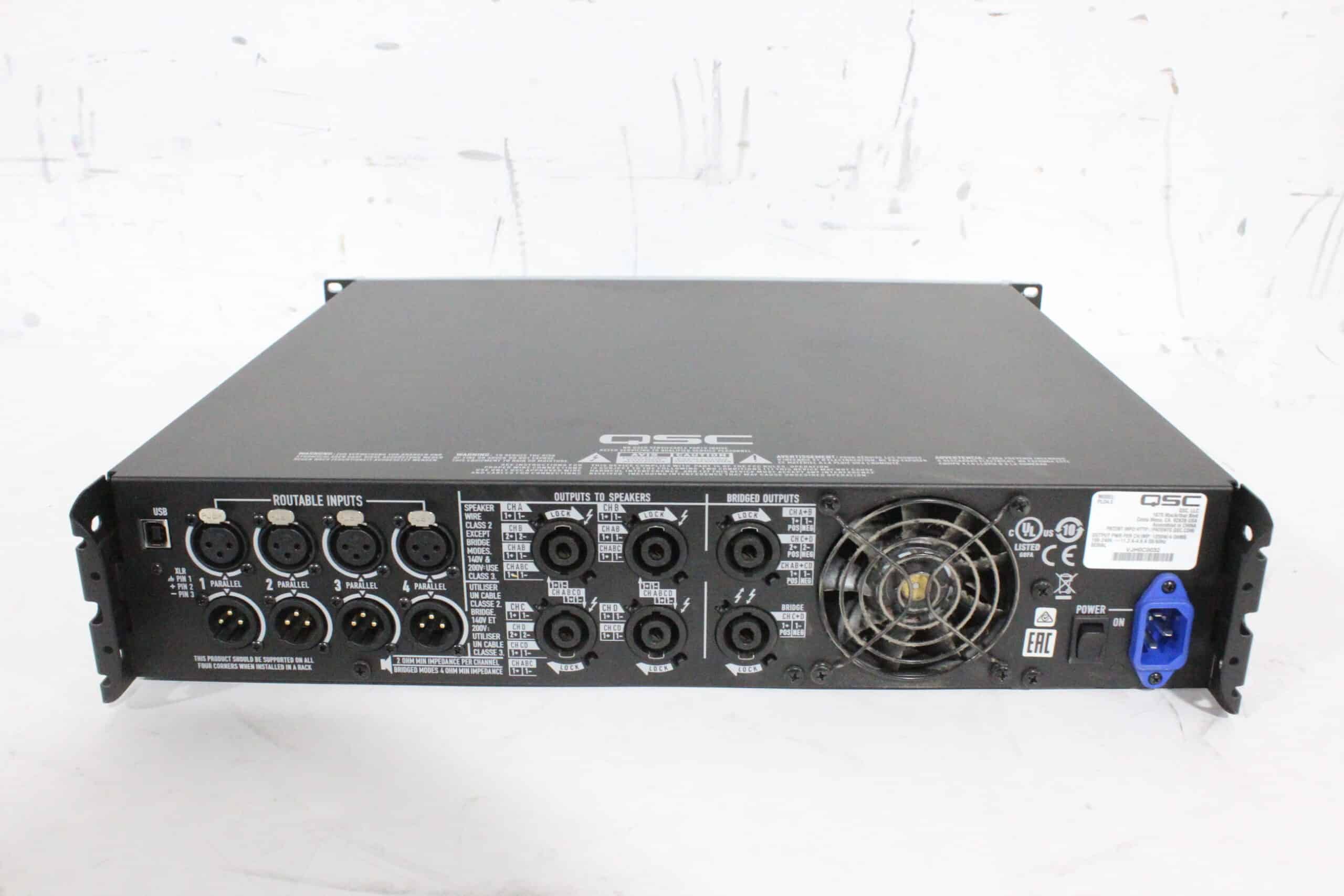 QSC PLD 4.5 4-Channel 5000W Processing Amplifier