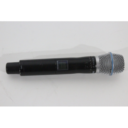 Shure UR2-H4 Handheld Wireless Microphone 518-578 MHz w Beta 87A Capsule and Mic Clip - 2