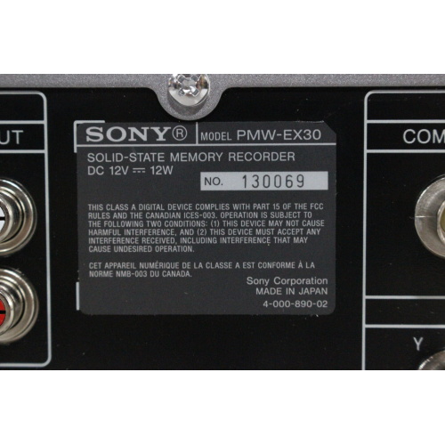 Sony PMW-EX30 XDCAM EX HD Recording Deck - 5