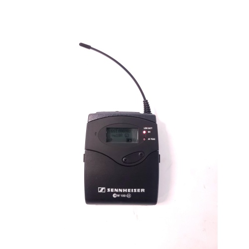 Sennheiser SK100 G3 Bodypack Transmitter 626 - 668 MHz w Lavalier Microphone - 1