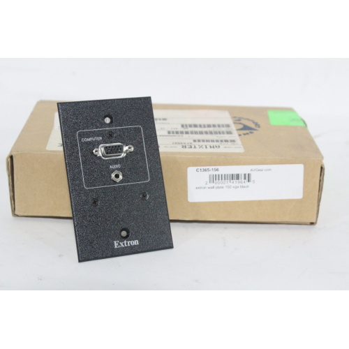 extron wall plate 150 vga black - 1